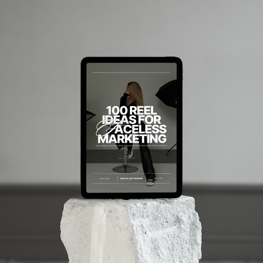 100 REEL IDEAS FOR FACELESS MARKETING